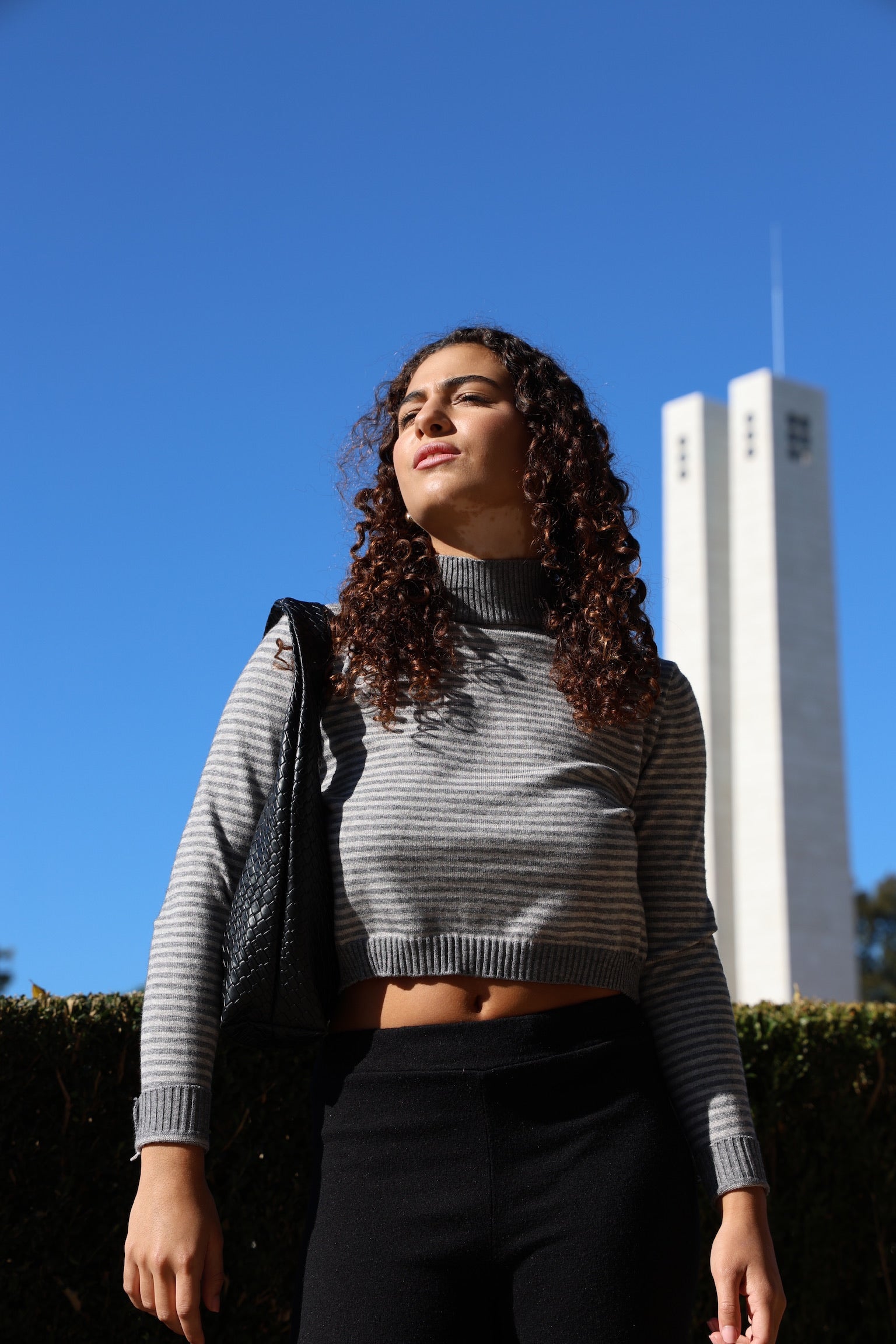 Camisola riscas Cinzentas