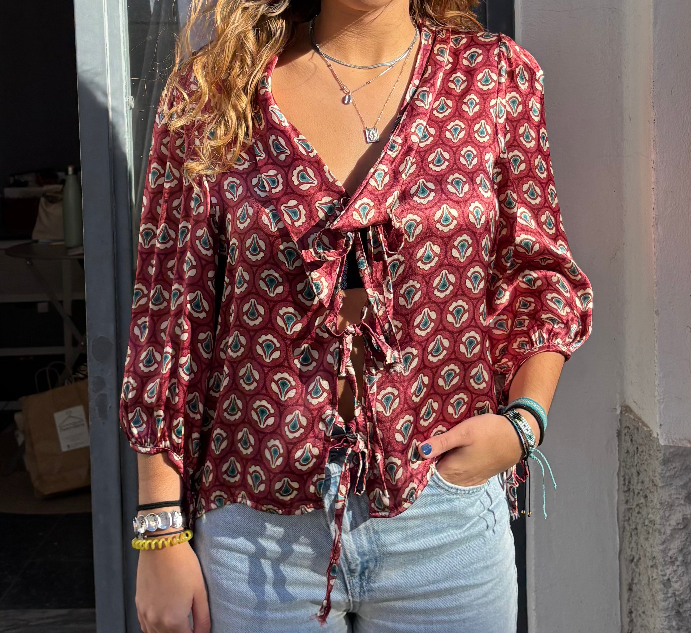 Blusa com padrão