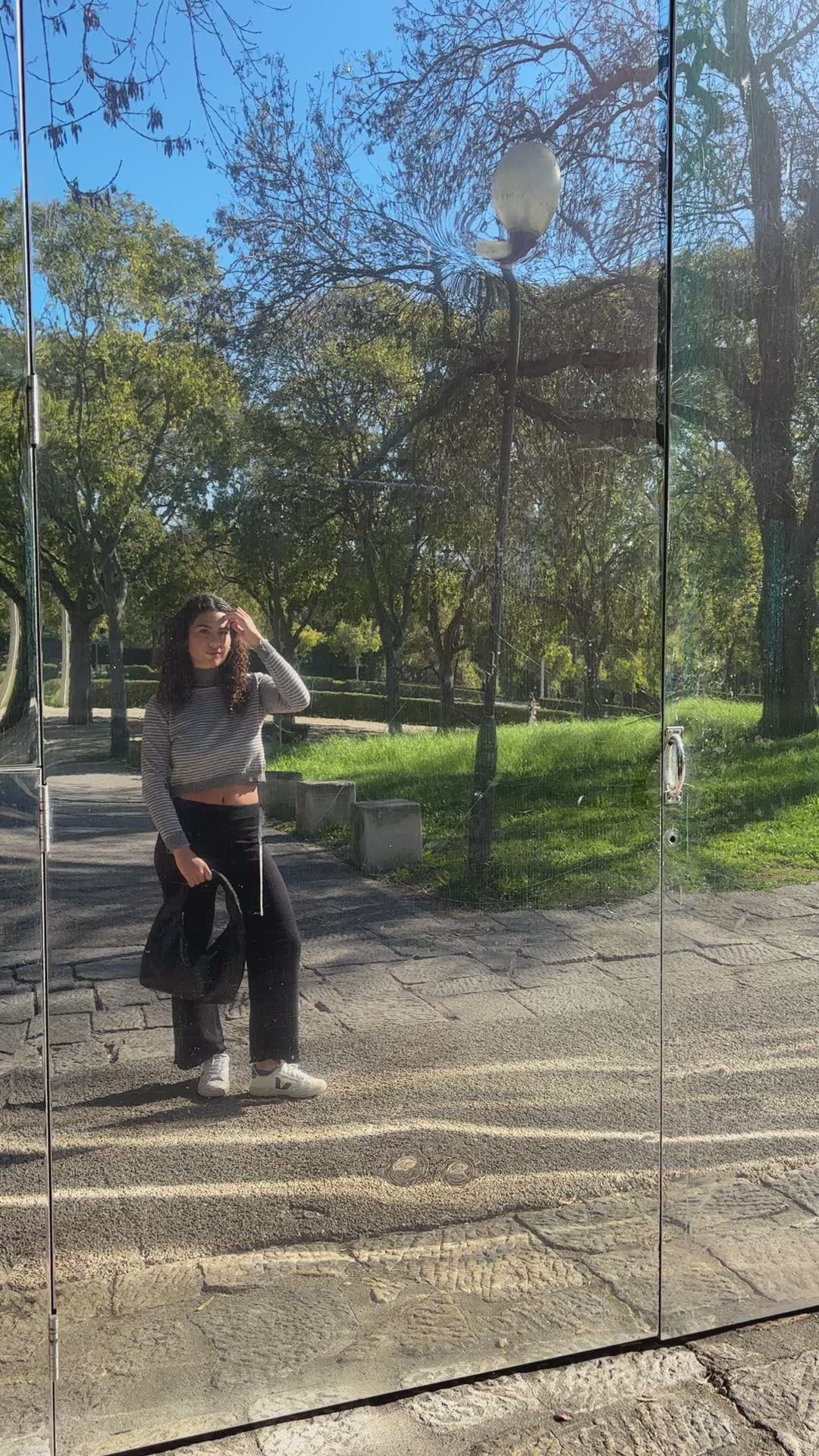 Camisola riscas Cinzentas