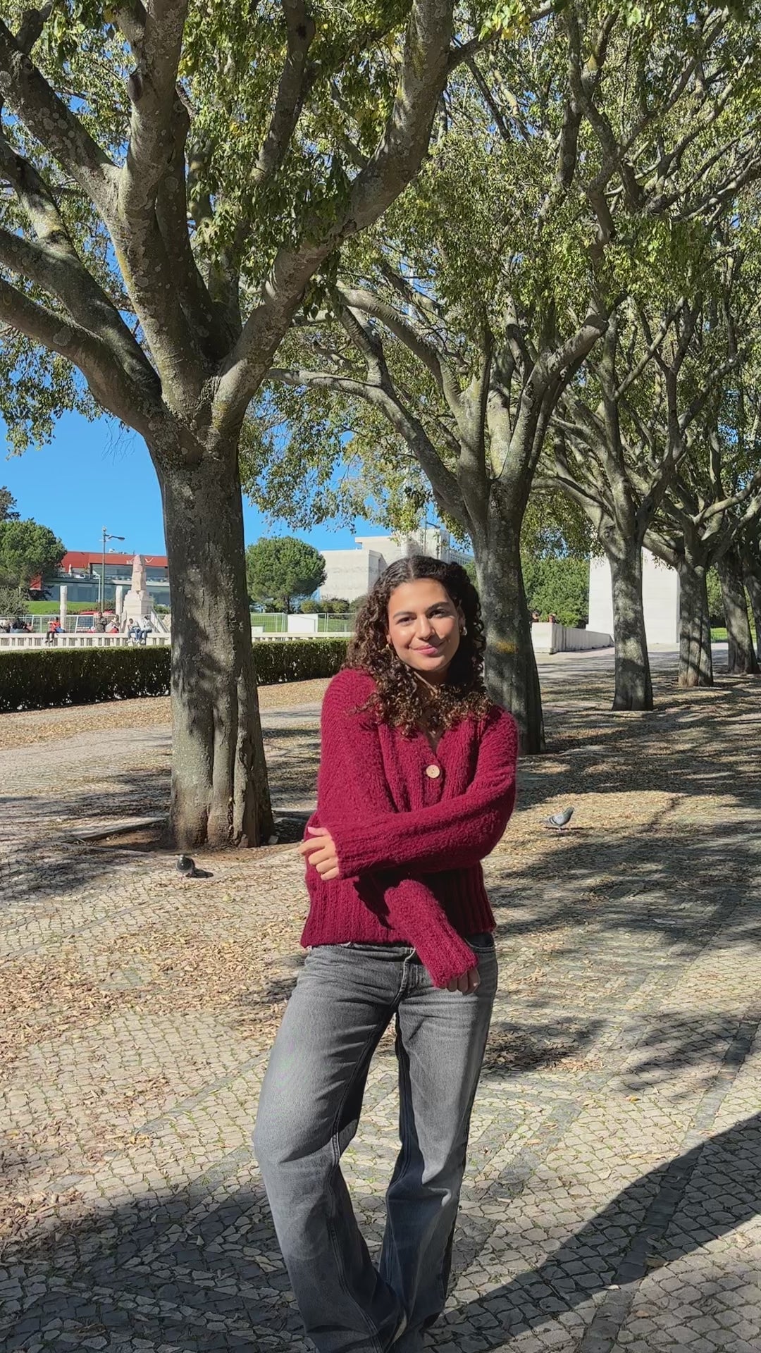 Cardigan Vermelho Malha